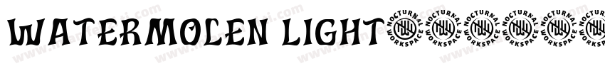 Watermolen Light字体转换